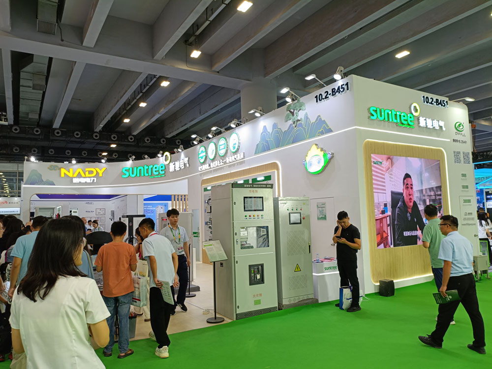 新馳電氣展臺(tái)搭建現(xiàn)場效果