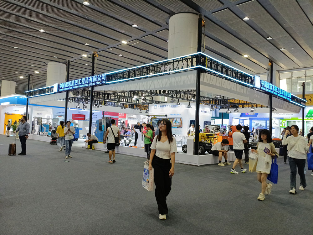中國建筑第四工程局有限公司展臺現場效果
