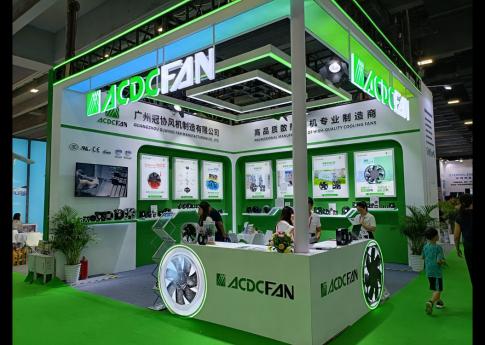 2025年8月廣州光伏太陽能展廣州冠協(xié)風(fēng)機(jī)制造有限公司展臺搭建現(xiàn)場效果