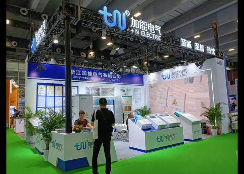2025年8月廣州光伏太陽能展浙江加能電氣有限公司展臺搭建現(xiàn)場效果